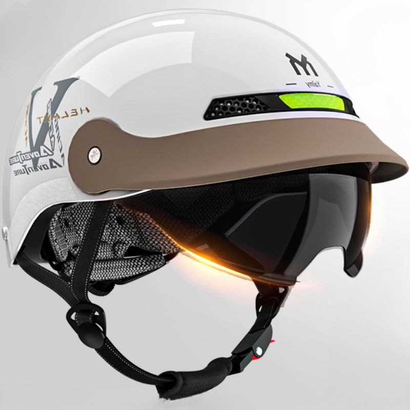 Halbgesichtshelm Motorrad