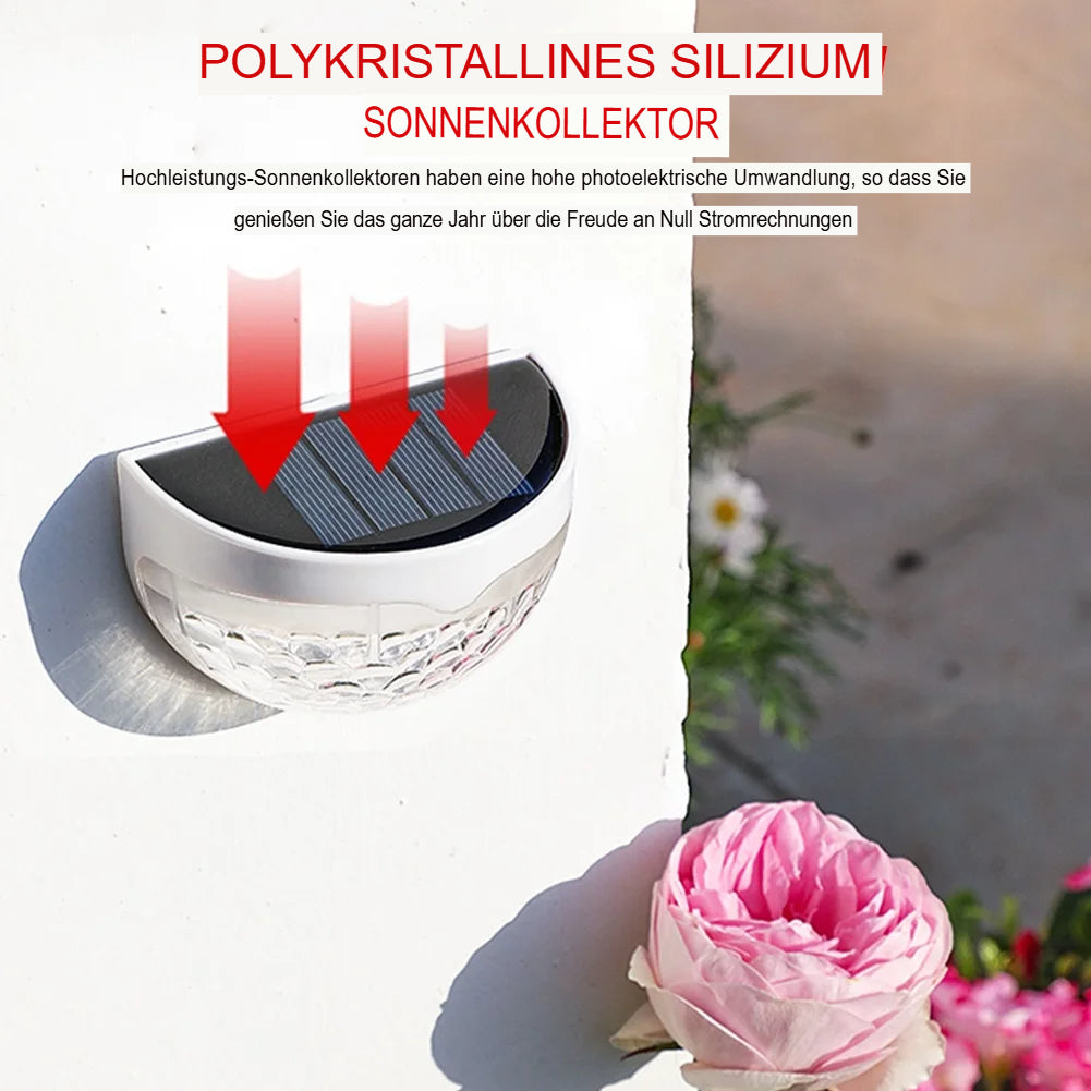 LED Solar Wandleuchte