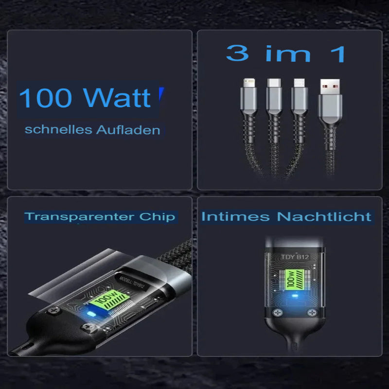 100W Schnelllade Kabel