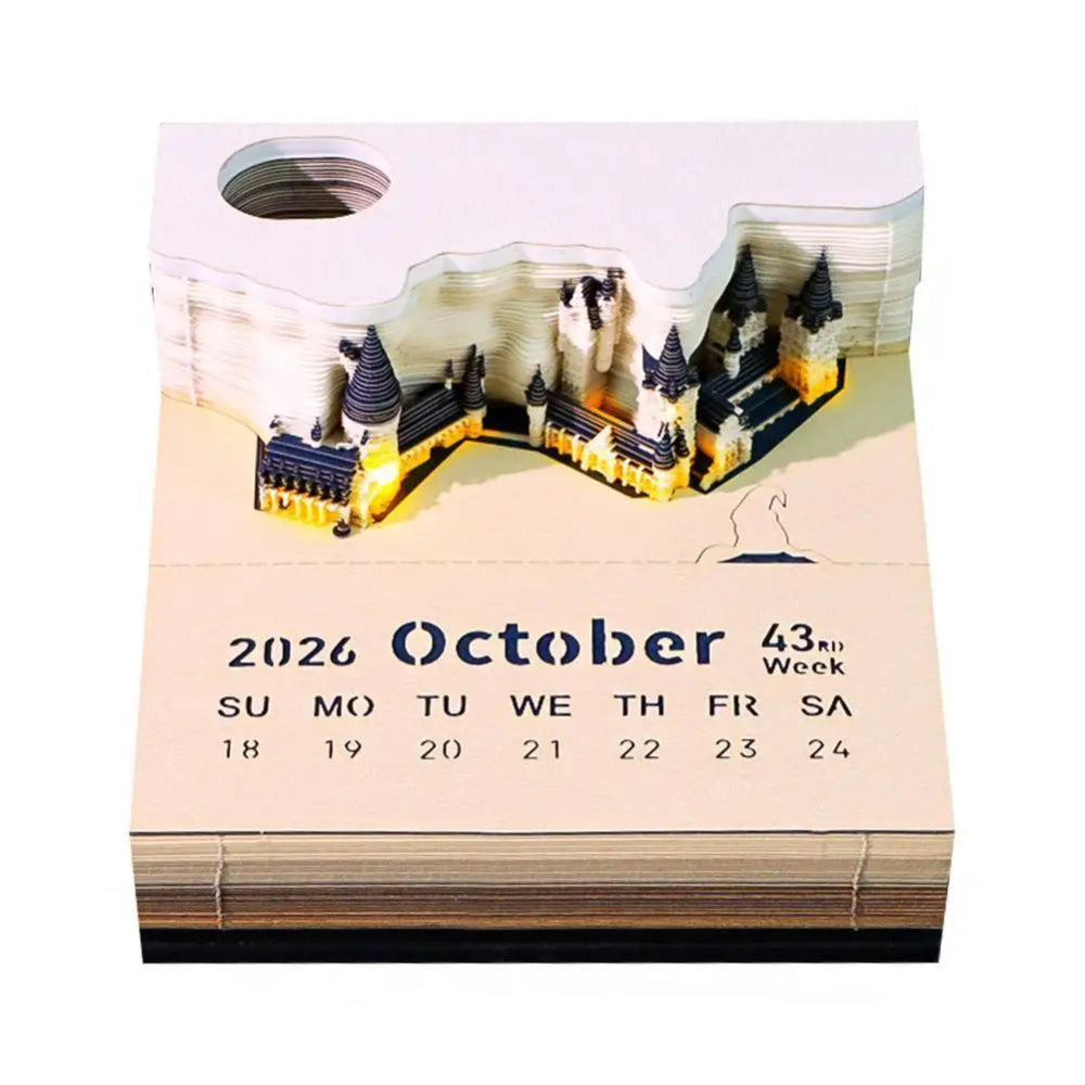 Papierkunst Kalender Ornament