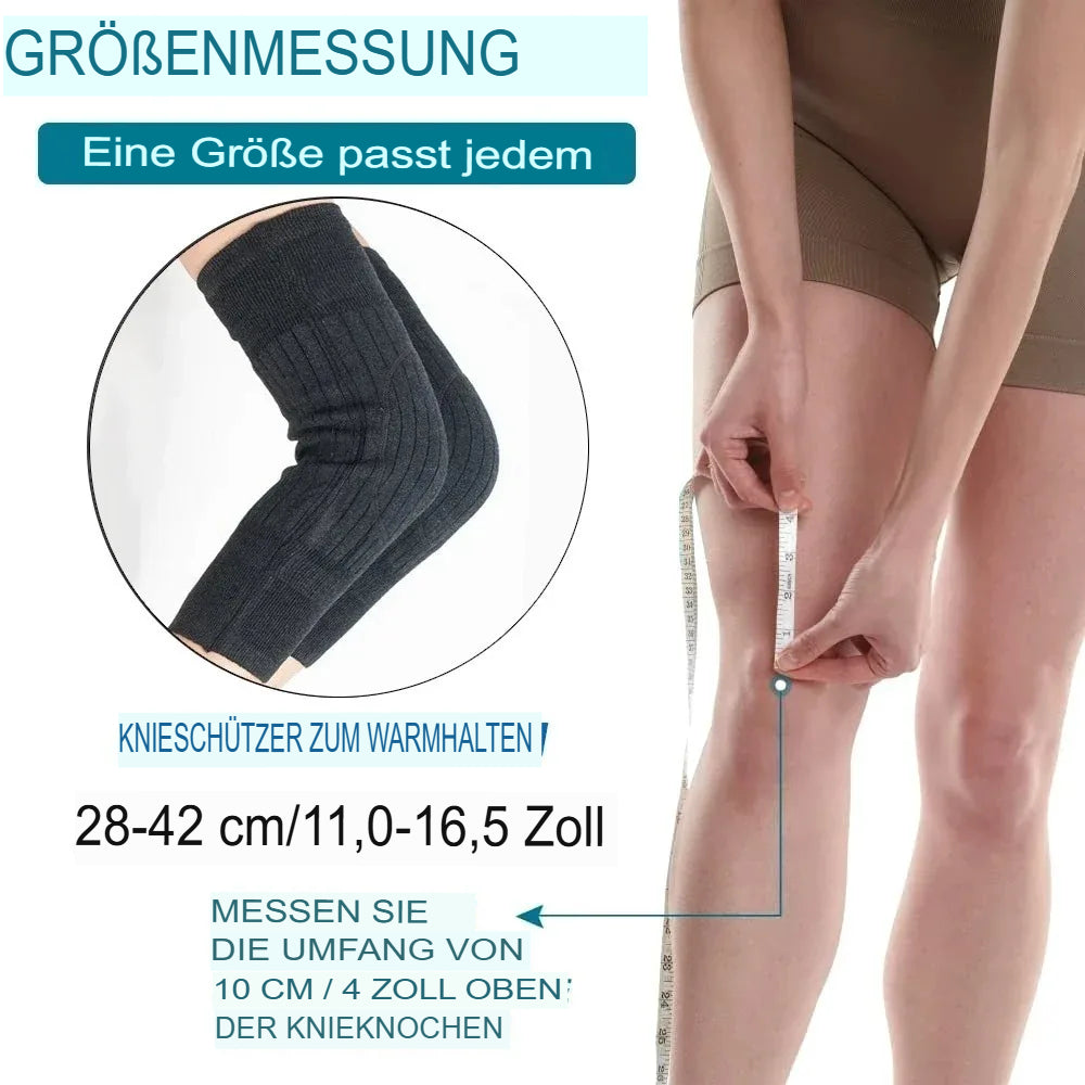 Warme Woll-Kniewärmer