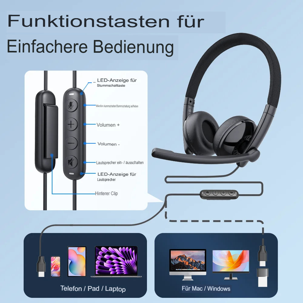 EMEET HS50 Headset