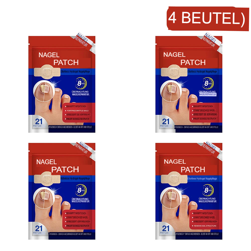 Nagelreparatur Pflaster Grau