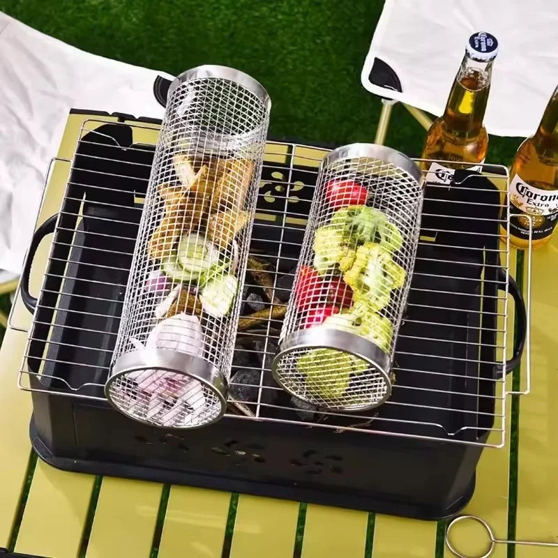 BBQ Grillkorb Edelstahl
