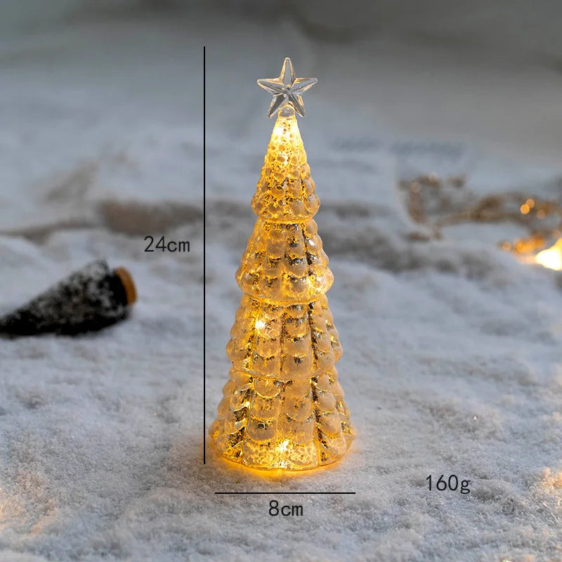 Leuchtende Weihnachtsbaum-Deko