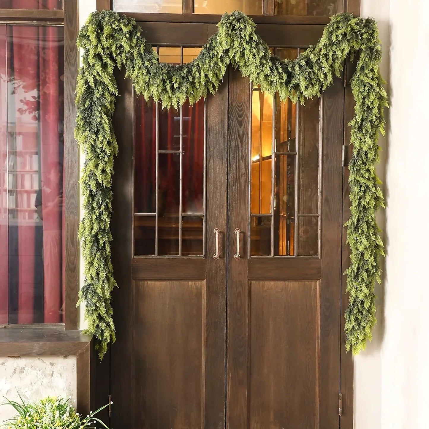 Handgemachte Weihnachtsgirlande