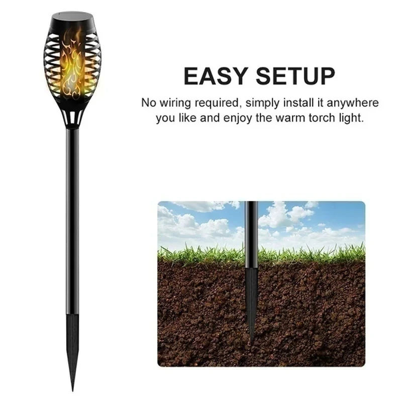 Solar Fackellichter LED