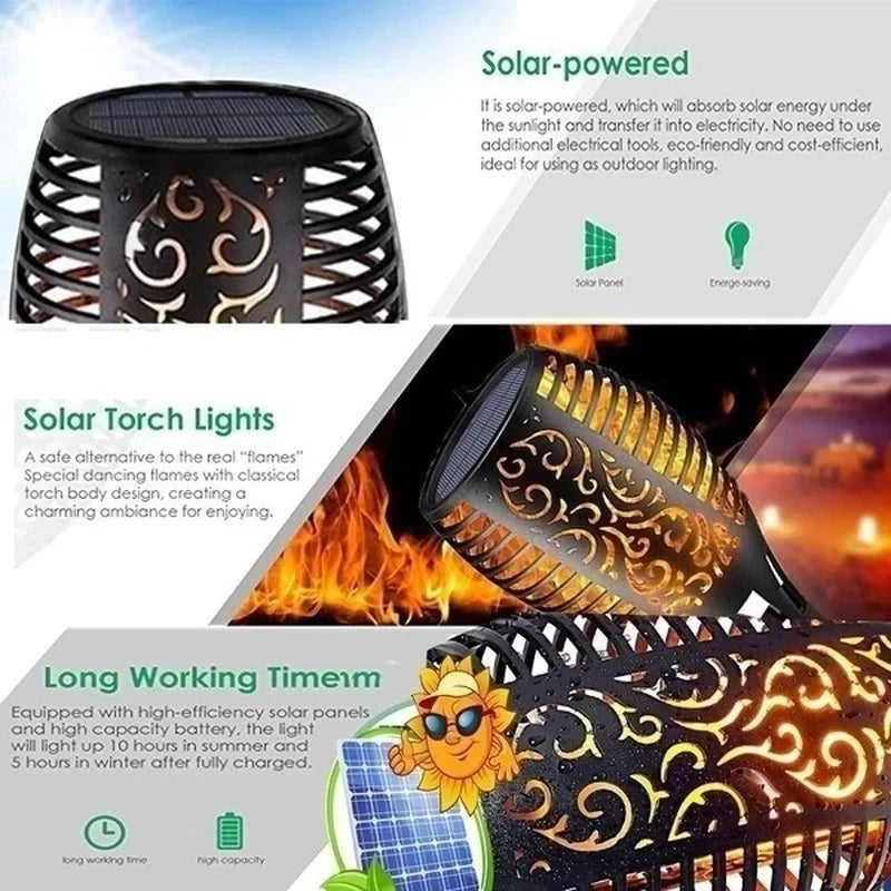 Solar Fackellichter LED