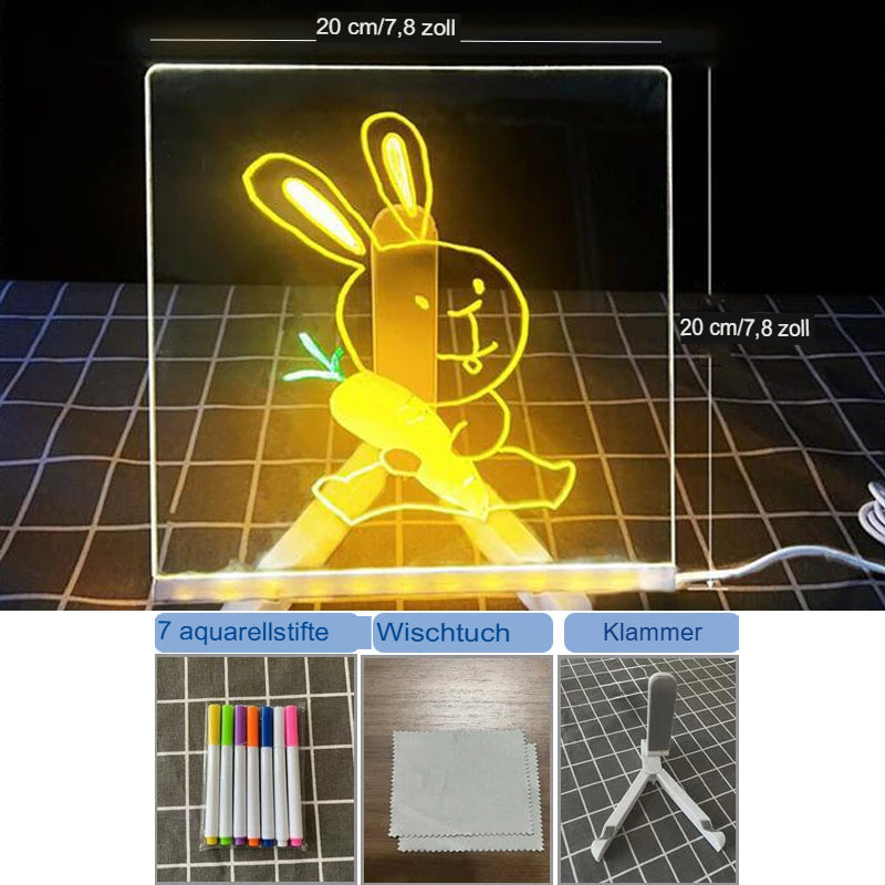 LED Graffiti-Notiztafel
