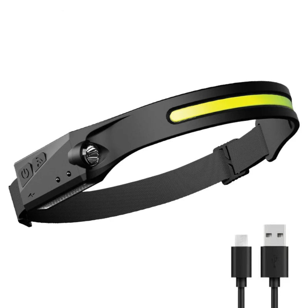 LED Stirnlampe mit Sensor