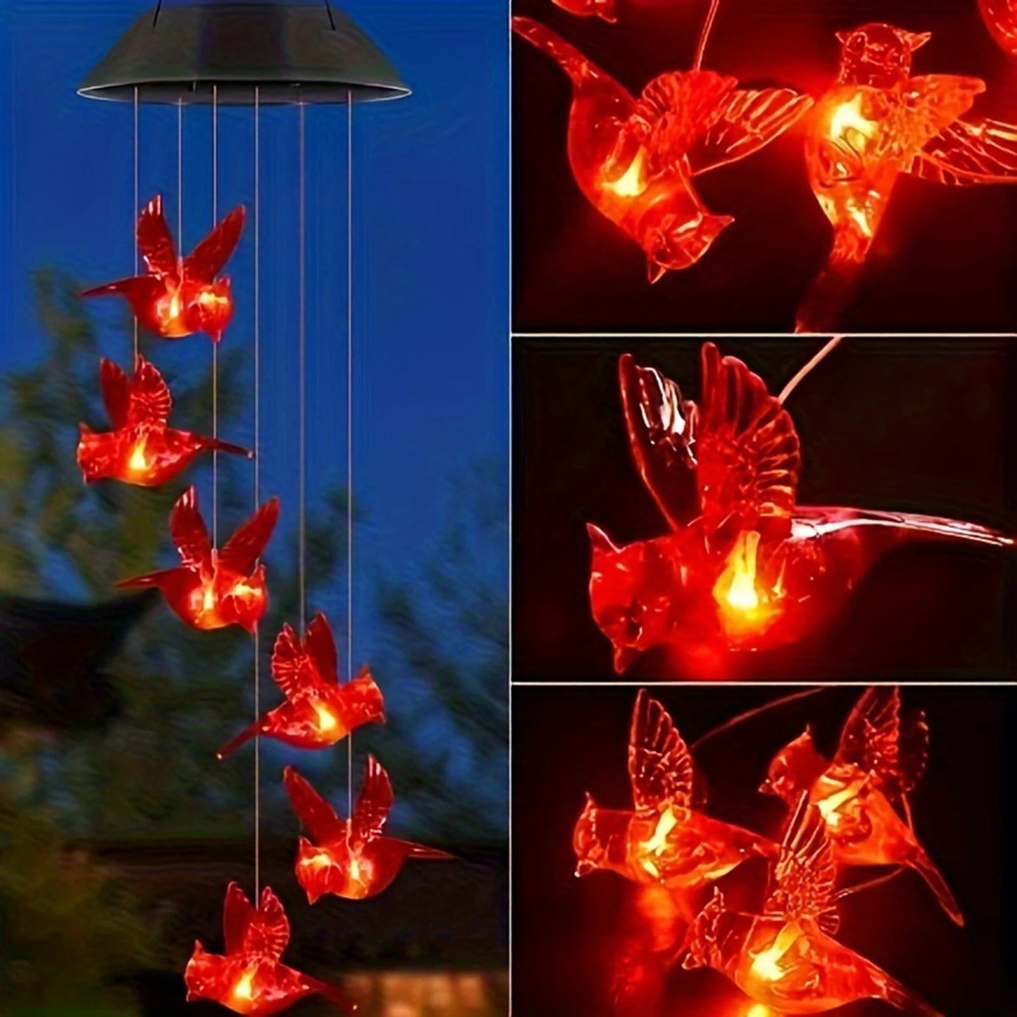 Solar Kolibri Windspiel