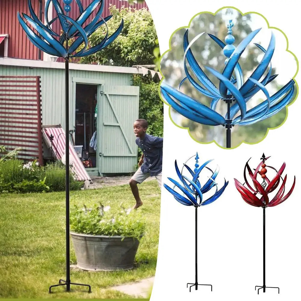 Metall Windspiel Skulptur