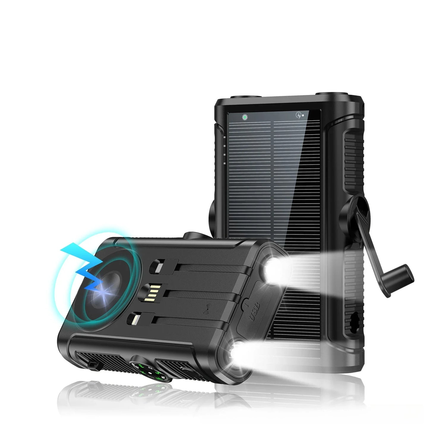 Solar Powerbank Handkurbel