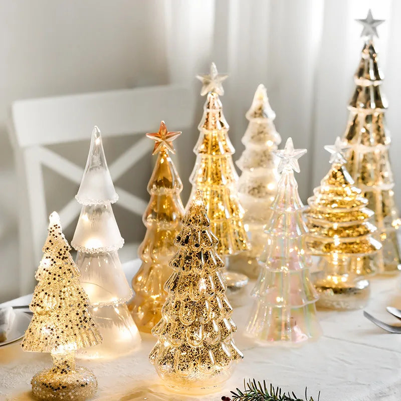 Leuchtende Weihnachtsbaum-Deko