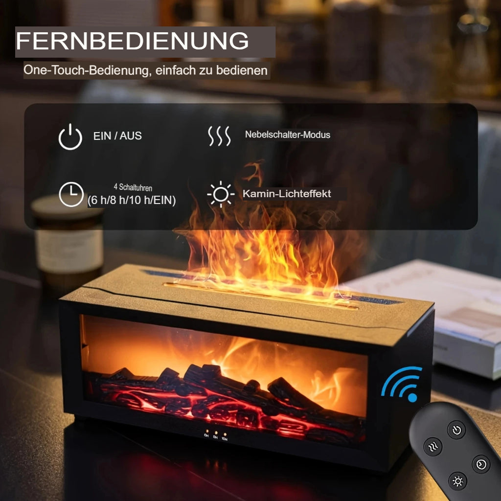 Flammen-Duftdiffusor Kaminlook