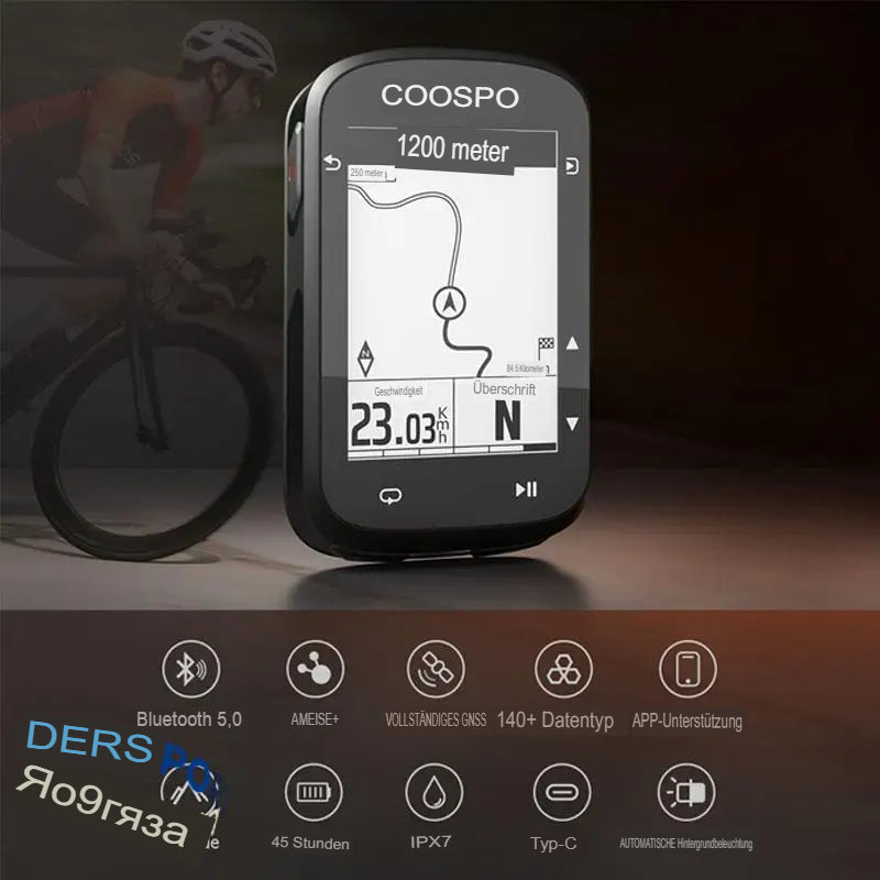 COOSPO GPS Fahrradcomputer