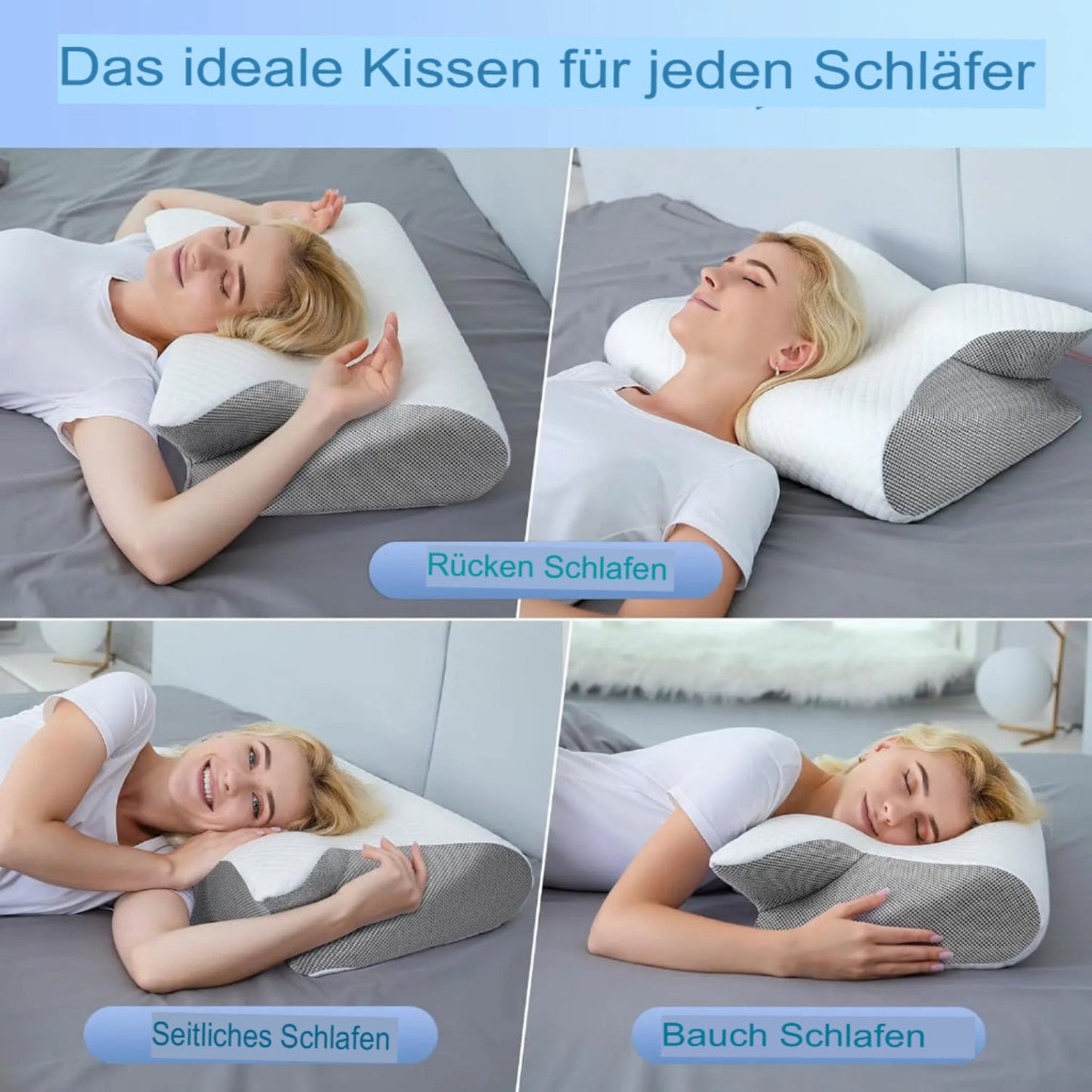 Ergonomisches Nackenstützkissen
