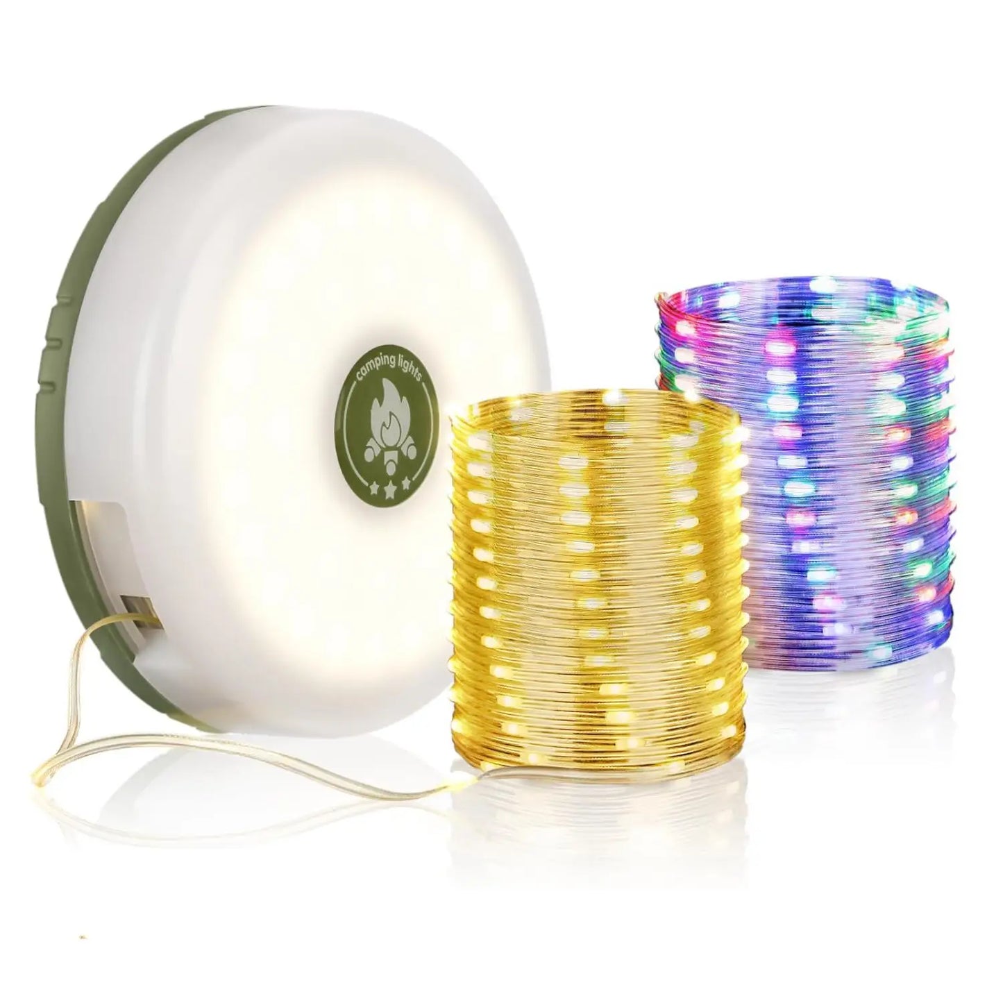 2-in-1 Campinglichterkette