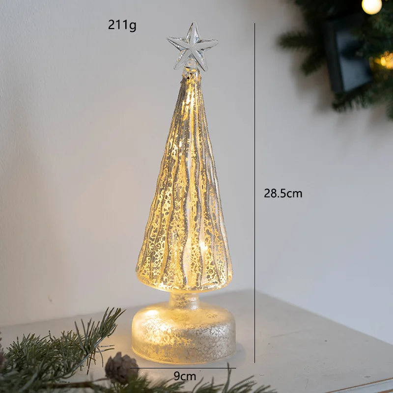 Leuchtende Weihnachtsbaum-Deko