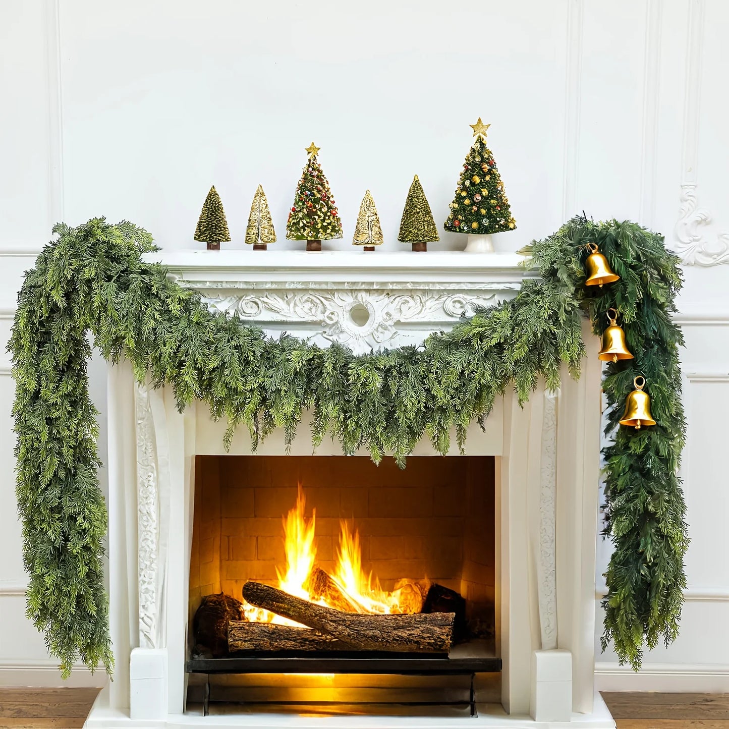 Handgemachte Weihnachtsgirlande