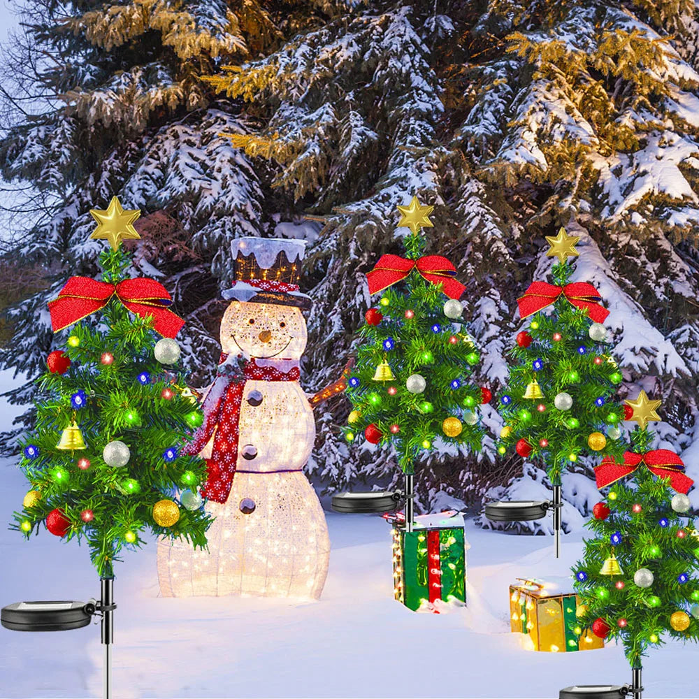 Solar Weihnachtsbaum Lichter