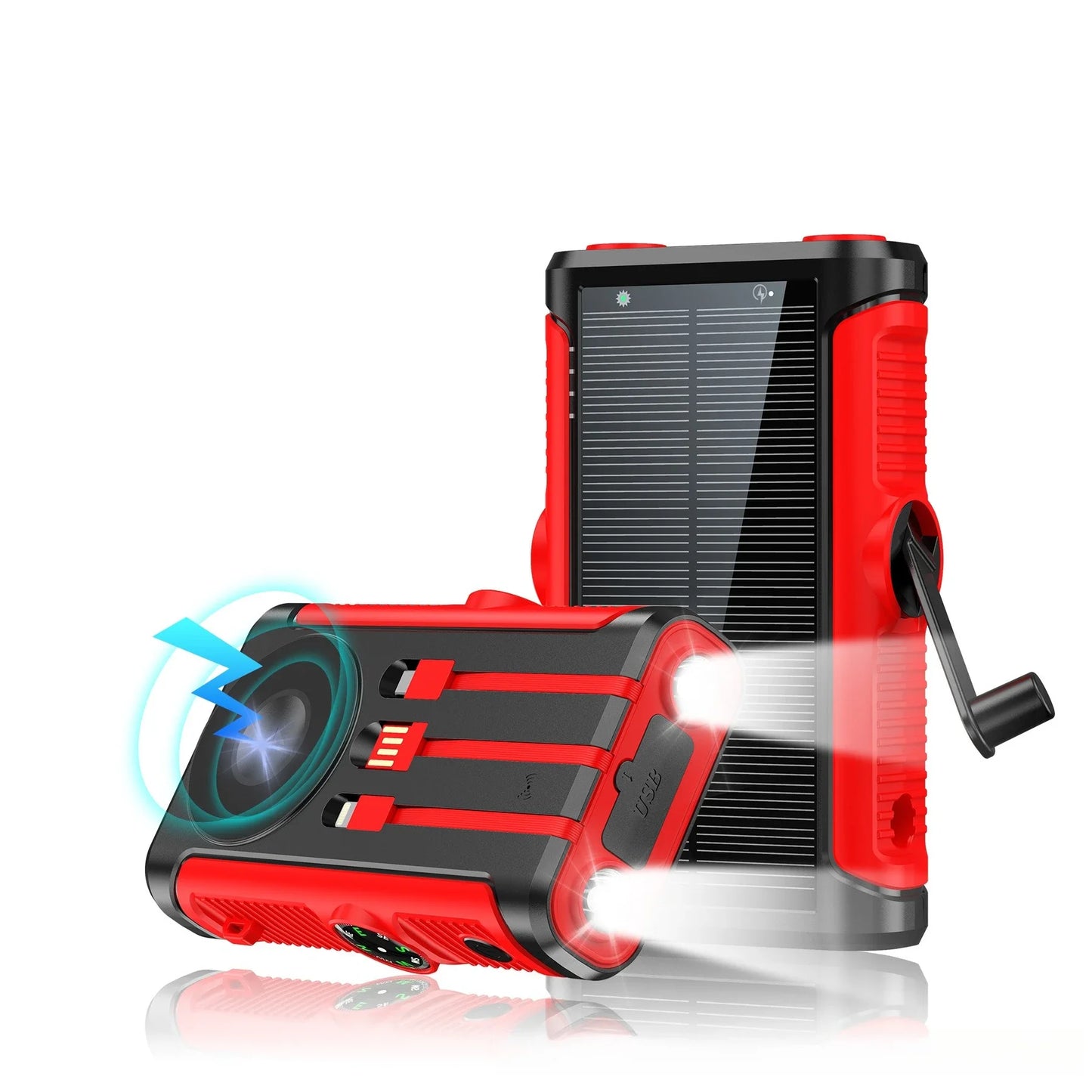 Solar Powerbank Handkurbel
