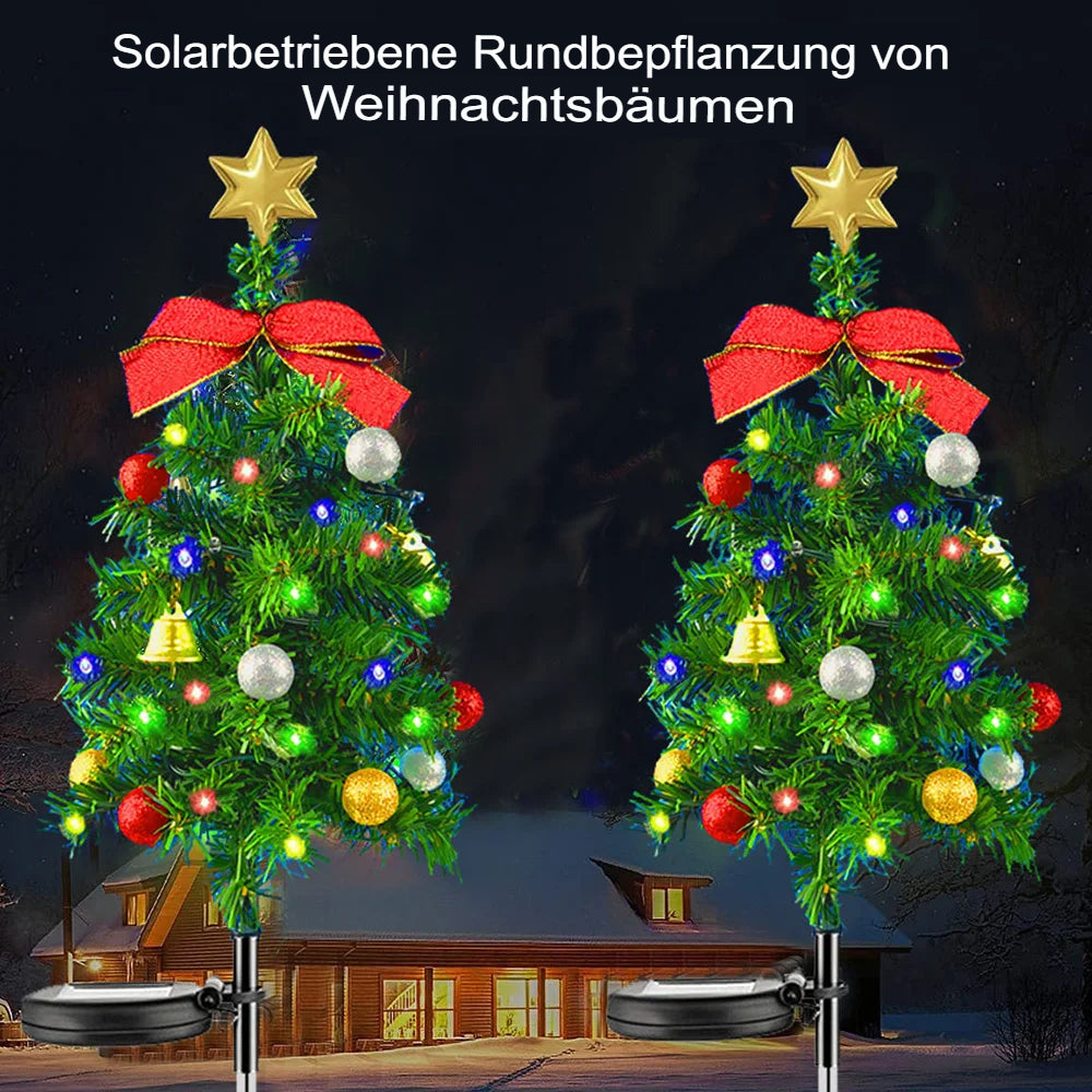 Solar Weihnachtsbaum Lichter