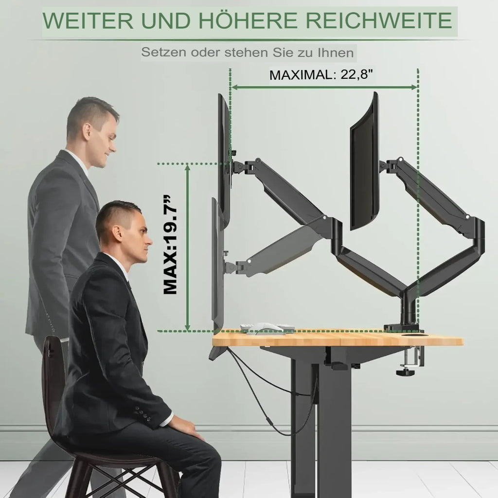 Dual Monitor Tischhalterung