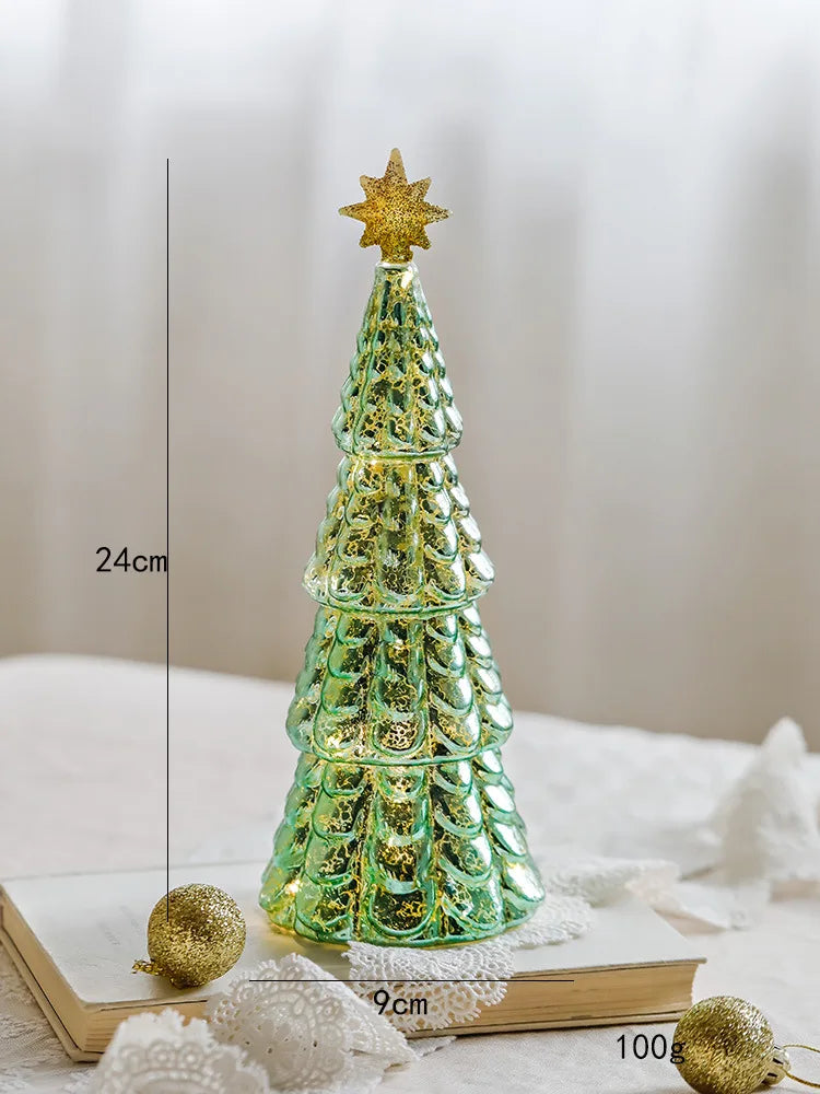 Leuchtende Weihnachtsbaum-Deko