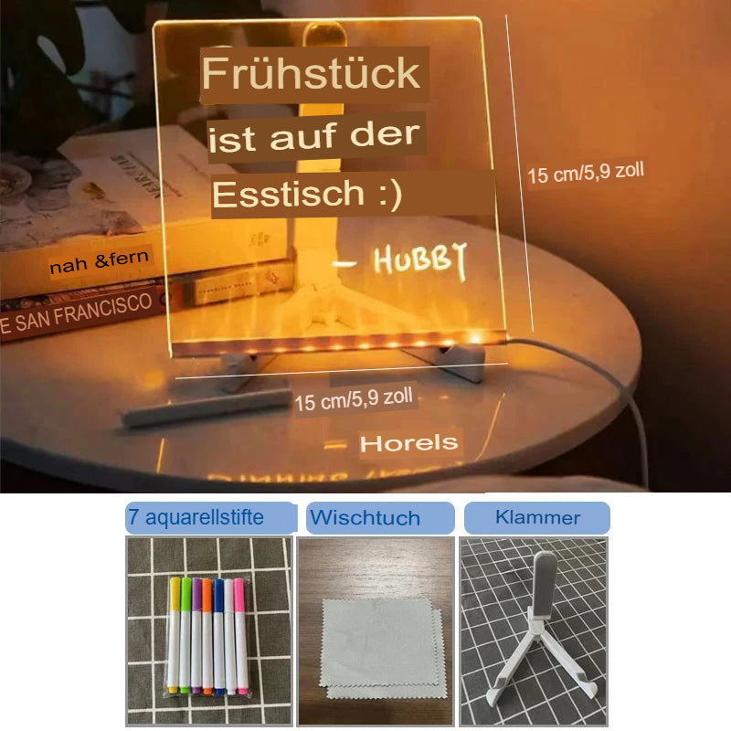 LED Graffiti-Notiztafel