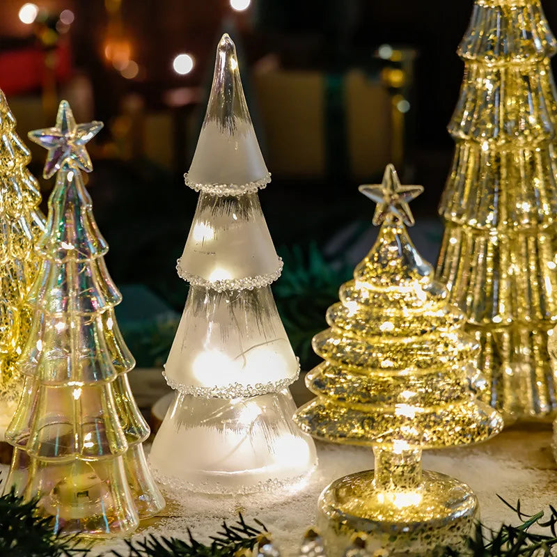 Leuchtende Weihnachtsbaum-Deko