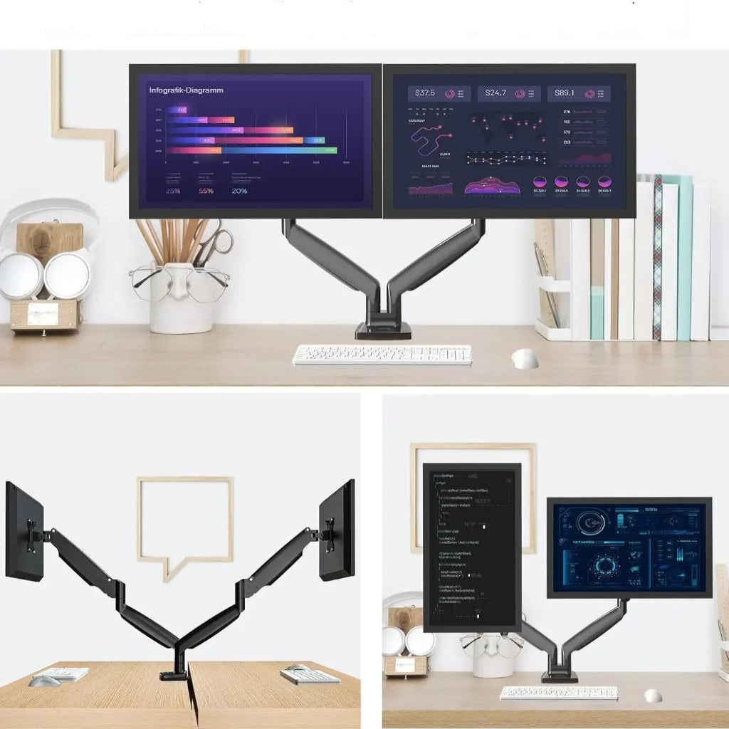 Dual Monitor Tischhalterung