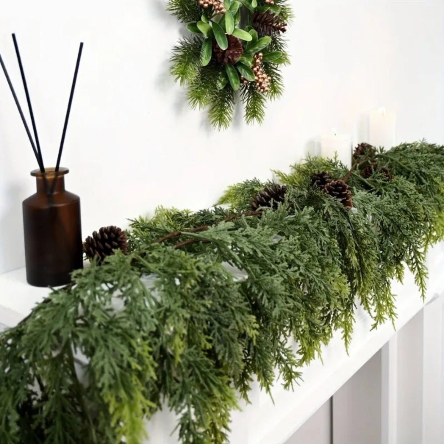 Handgemachte Weihnachtsgirlande