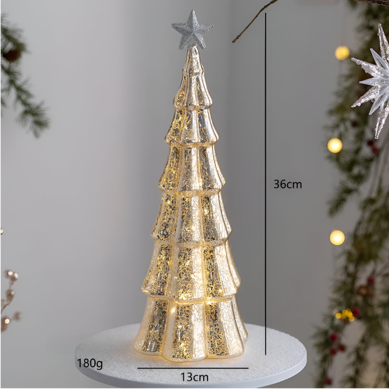 Leuchtende Weihnachtsbaum-Deko