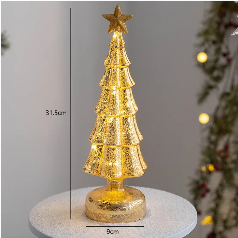 Leuchtende Weihnachtsbaum-Deko
