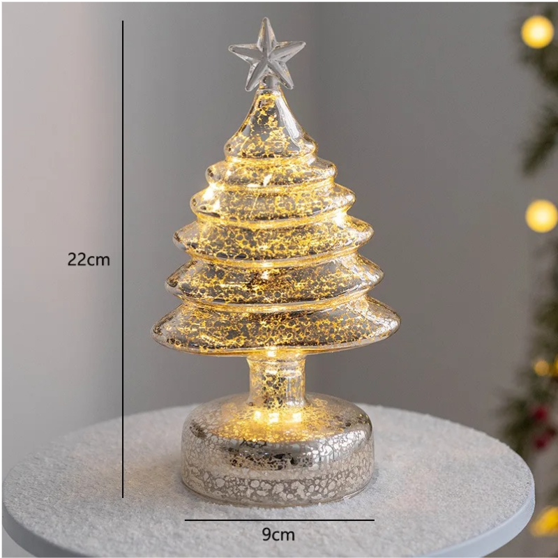 Leuchtende Weihnachtsbaum-Deko