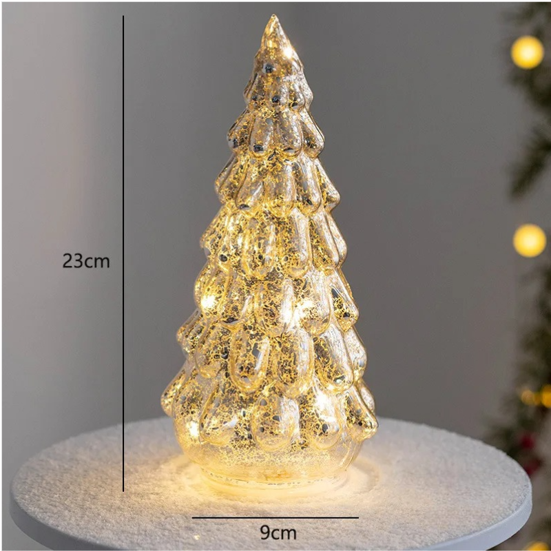 Leuchtende Weihnachtsbaum-Deko