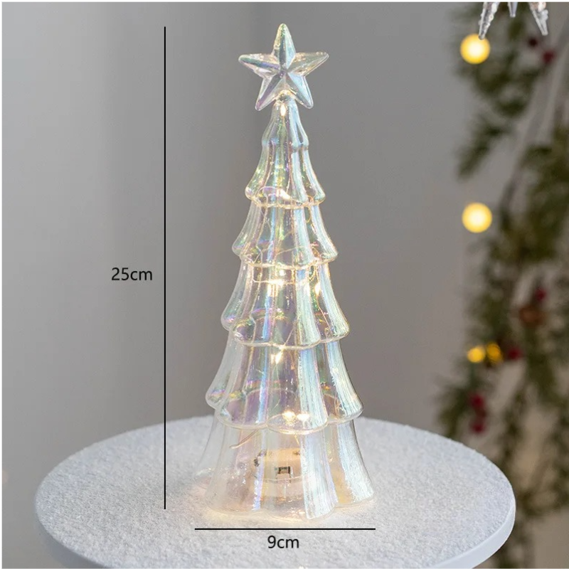 Leuchtende Weihnachtsbaum-Deko