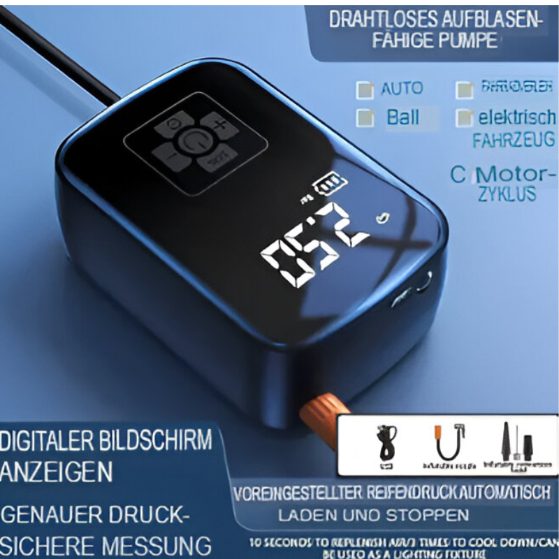 2-in-1 Reifenkompressor