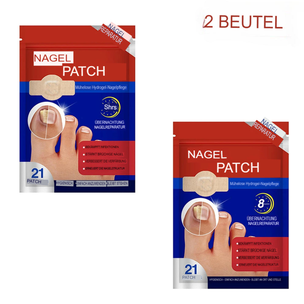 Nagelreparatur Pflaster Grau
