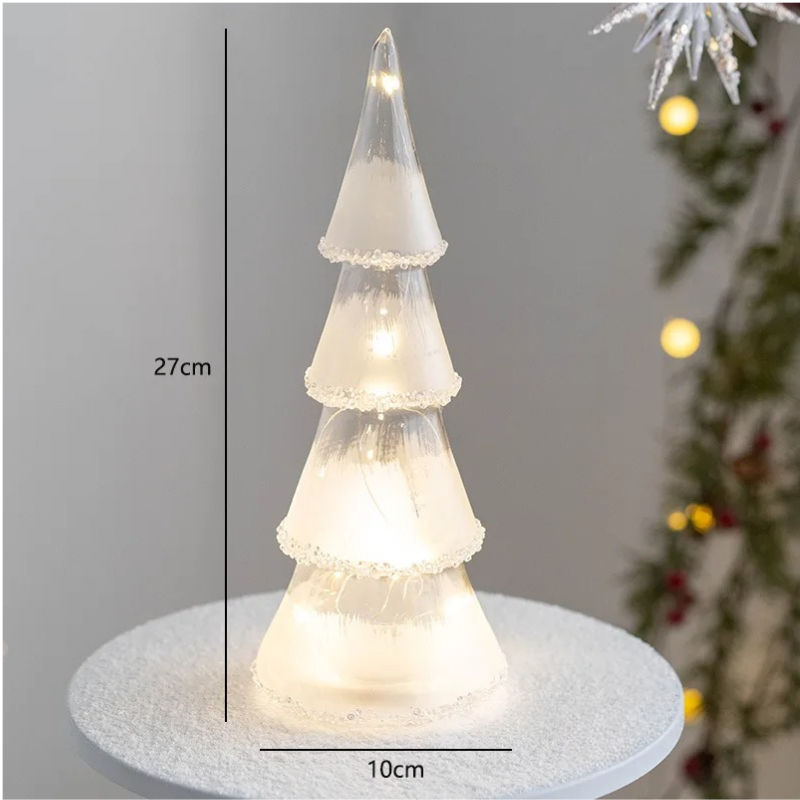 Leuchtende Weihnachtsbaum-Deko