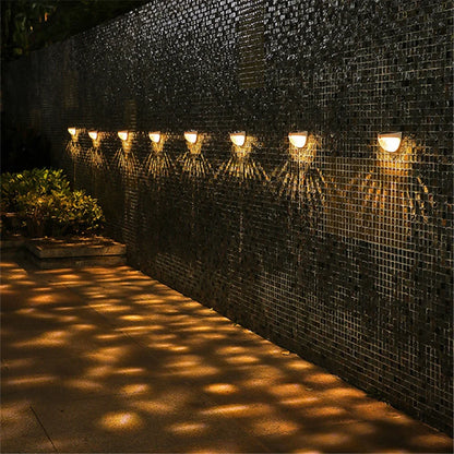 LED Solar Wandleuchte