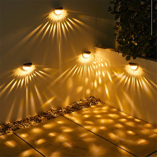 LED Solar Wandleuchte