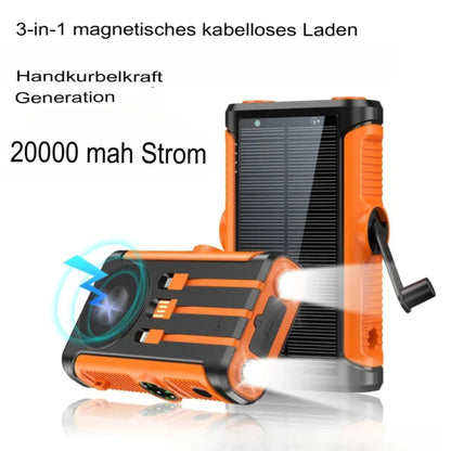 Solar Powerbank Handkurbel