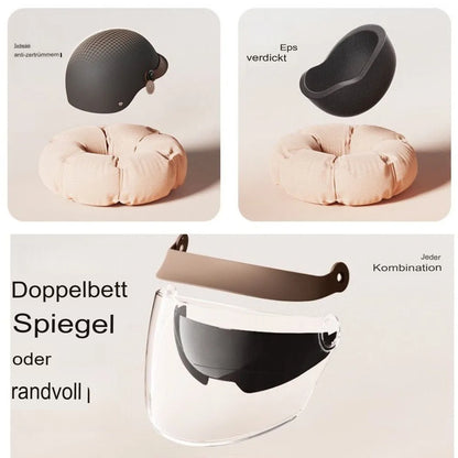 Halbgesichtshelm Motorrad