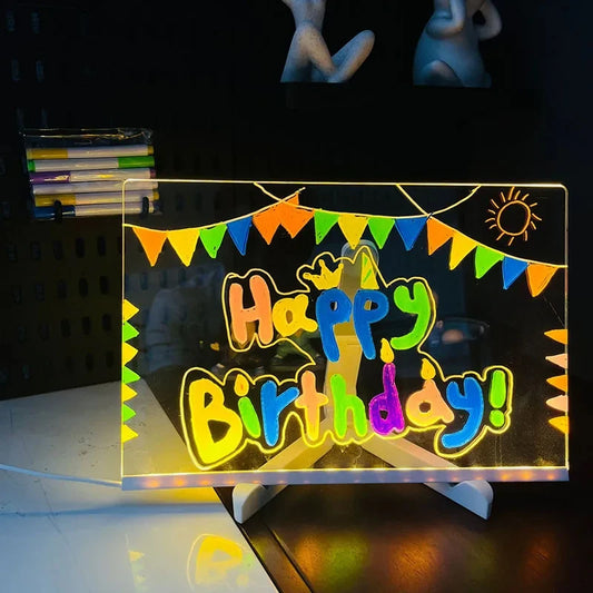 LED Graffiti-Notiztafel