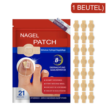 Nagelreparatur Pflaster Grau