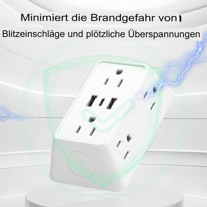 9-in-1 Steckdosenleiste