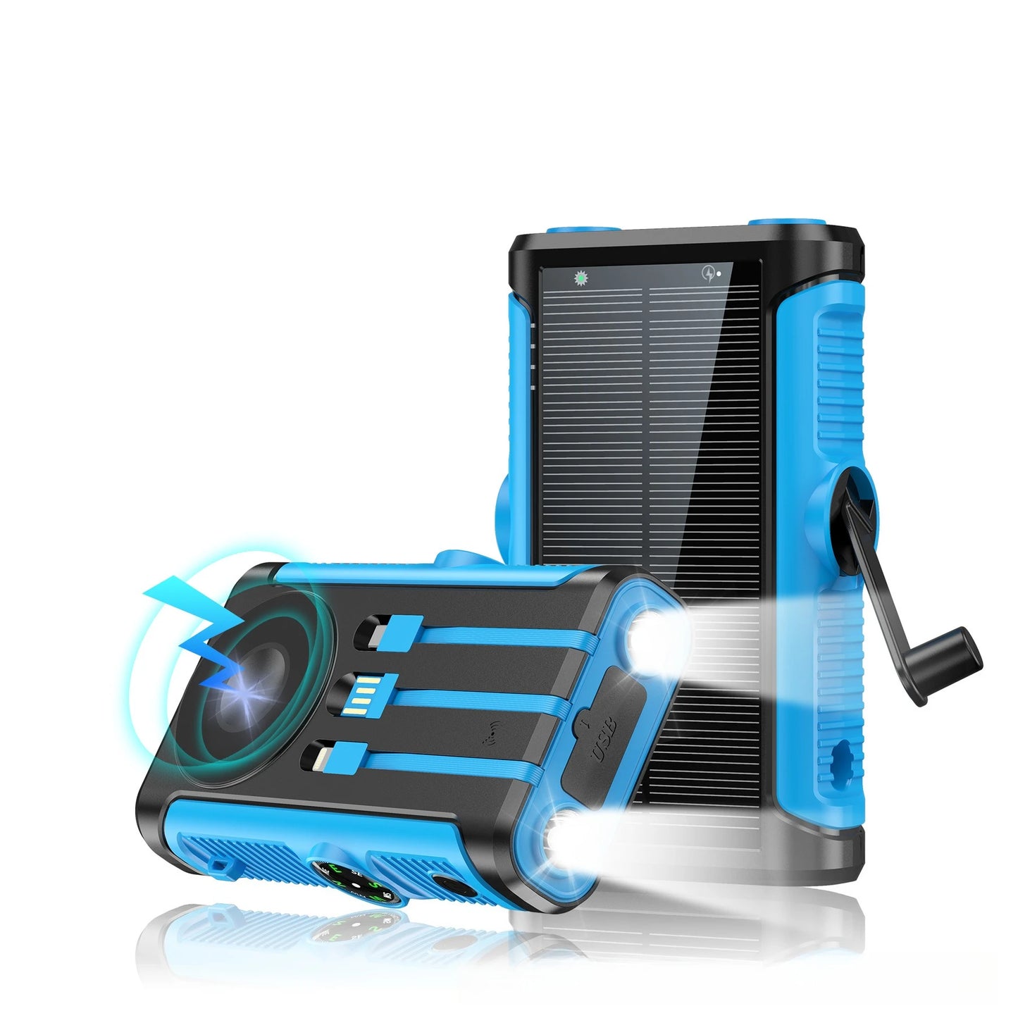 Solar Powerbank Handkurbel