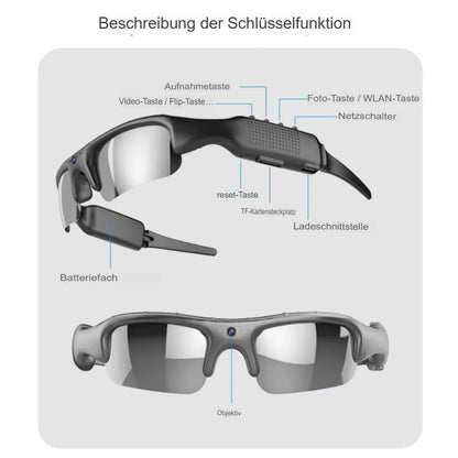 HD Kamera-Sonnenbrille